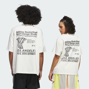 ADIDAS 短T ORIGINALS 白 三葉草 寬鬆 籃球 短袖 中性 JP2135