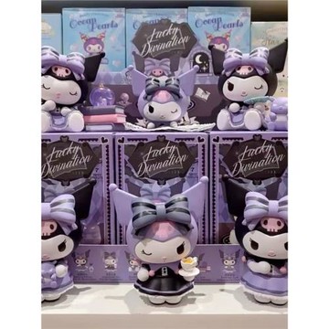 三麗鷗幸運庫洛米盲盒網紅2024新款酷洛米玩具擺件手辦男女孩公仔