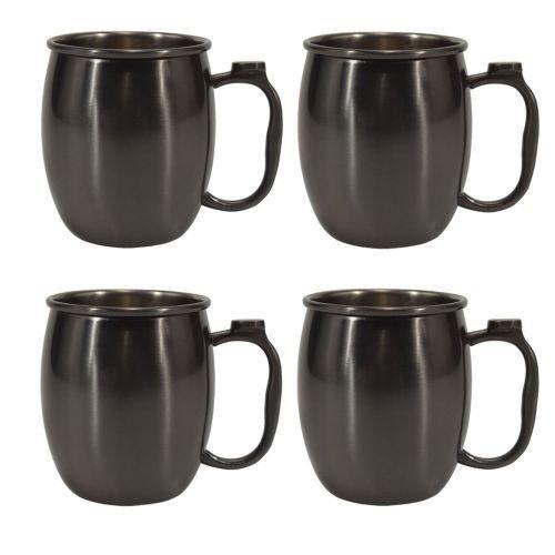 20 oz. Stainless Steel Moscow Mule Mug, Set of Gunmetal