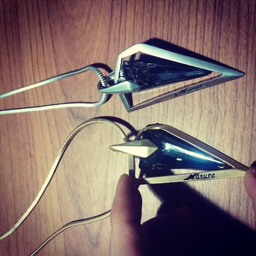 簡約 三角 水晶項鏈 男女 不退色