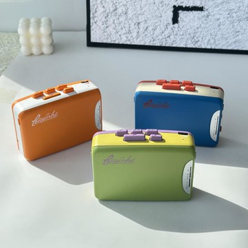 巴音盒 新款磁帶機隨身聽帶耳機便攜收音機卡帶機英語聽力播放