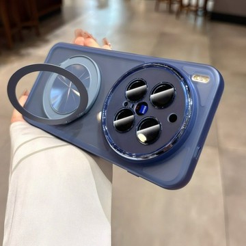 四角氣囊防摔 自帶鏡頭膜   360旋轉磁吸支架  適用 vivo X300 V70FE 60X200 100防摔殼