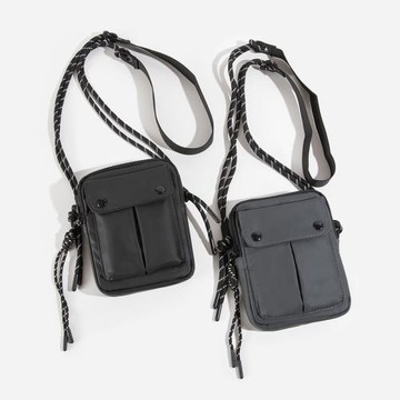 日系簡約手機包男女個性休閑斜挎包時尚證件包韓版工裝包小挎包潮