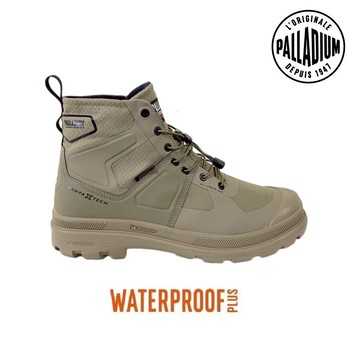 PALLADIUM PAMPA TECH WP+米其林聯名橘標防水靴 綠 74067 - 4H (22.5cm)