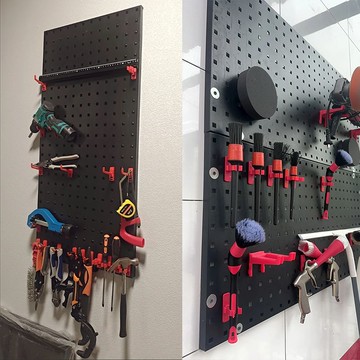 工具掛板洞洞板 方孔洞板汽修五金工具架收納架貨架金屬貨架配件