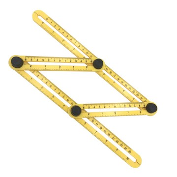 DIY裁切設計測量萬用多邊測量器  1個