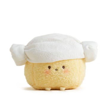 Bazuuyu 芭爪娛｜火鍋店 食材毛絨玩具可愛擺件 小號魚豆腐絨毛