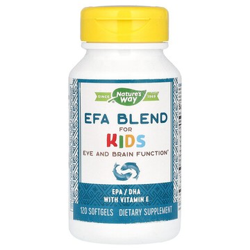 Nature's Way, 兒童 EFA 混合配方，120 粒軟凝膠
