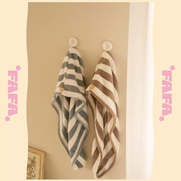 隔日到貨｜吸水乾髮帽 包頭巾 速乾擦頭巾 條紋乾髮巾 浴室快乾毛巾 布料柔軟 限量現貨｜FAFA 發發家居 台灣