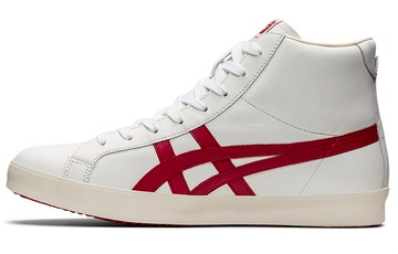 ONITSUKA TIGER FABRE HI NM WHITE CLASSIC RED