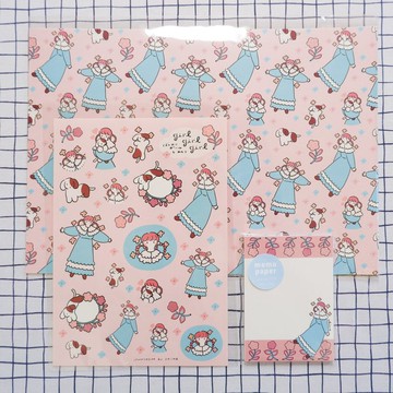 組合販售【迷糊女孩與狗狗】