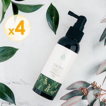 去屑微涼 茶樹4T頭皮養護噴霧100g（四瓶）