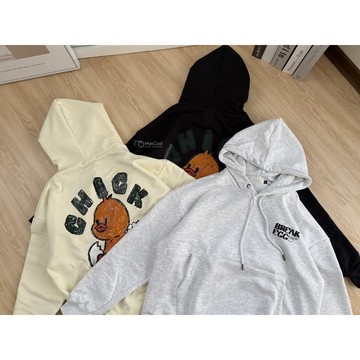 【MasCool】 BREAK EGG 帽T 厚磅帽踢 帽T 毛巾底 帽踢 寬鬆 落肩 寬鬆 韓國