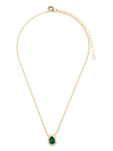 Kenneth Jay Lane - gemstone-embellished necklace - women - 14k Gold Plated Brass - One Size