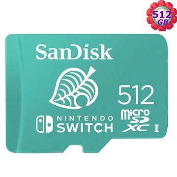 SanDisk 512GB 512G microSDXC【Nintendo SWITCH】microSD SD SDHC 100MB/s U3 SDSQXAO-512G 任天堂記憶卡｜滿額領券最高現折$220
