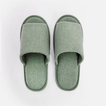 PALETTE素色布質拖鞋L 琉璃綠