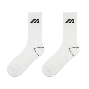Mizuno 休閒襪 1906 白 黑 中筒襪 長襪 休閒 美津濃 單雙入 D2TXB501-01