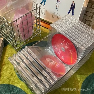 🎇可開發票✨CD盒收納盒擺放架亞剋力光盤盒收納筐專輯cd冊展示架子透明高顔值#免運