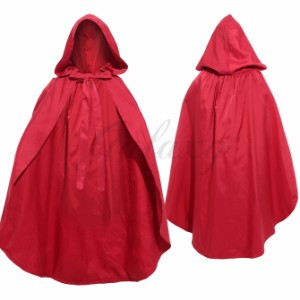 赤ずきんちゃん 魔女 デビル フード付きマント ケープ レッド ハロウィン 子供用 キッズ コスプレ衣装 Ps36 通販 Lineポイント最大1 0 Get Lineショッピング