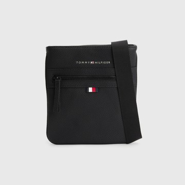 【Tommy Hilfiger】基本款迷你斜背包_黑色