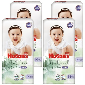 HUGGIES 好奇 小森林好動褲/尿布 6~11kg  M  192片