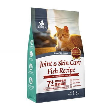 PetsTimes 毛孩時代 成貓用低磷關節貓糧  1.5kg  魚肉  1袋