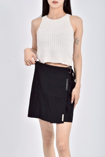 (S) zookinon素面黑色短裙