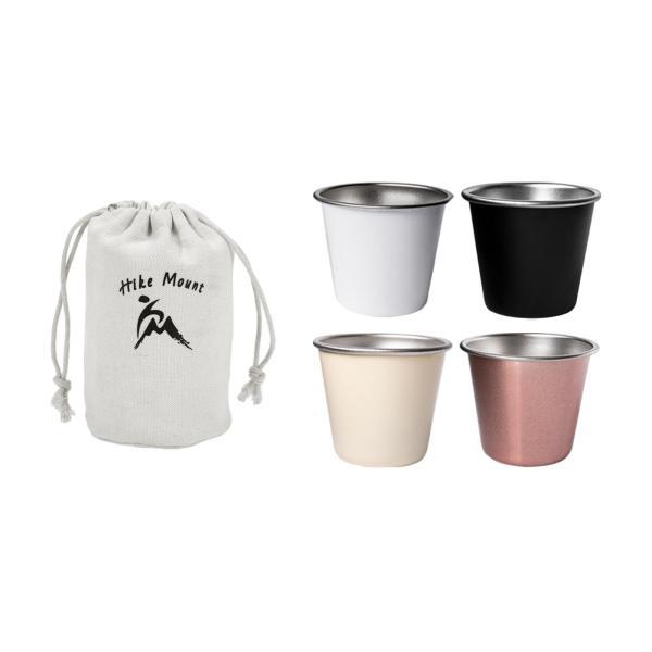 個屋外ステンレス鋼カップコーヒー紅茶水カップ箸置き再利用可能なキャンプコーヒーマグドリンクカップバーベキューツーリングパーティー用
