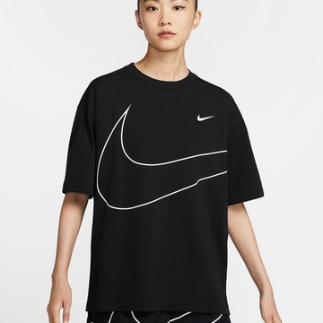 NIKE AS W NSW SW SS TOP OS GCEL 女短袖上衣-黑-HQ1581010