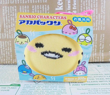 【震撼精品百貨】蛋黃哥Gudetama 蛋黃哥沐浴球-臉紅圖案 震撼日式精品百貨