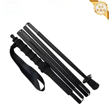 【超輕五節摺疊】碳纖維登山杖 越野杖 徒步杖 登山杖 摺疊杖 高強度UD碳纖維 超短收納 直供特惠 戶外徒步越野必備