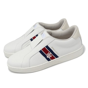 Royal Elastics 休閒鞋 Bishop 男鞋 白 紅 藍 真皮 獨家彈力帶 回彈 經典 01733051