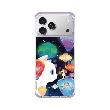 iPhone 17 Pro Max ClearX (MagSafe 兼容) 夢透紫 - Little Oil Art 小油画 - 希望的光