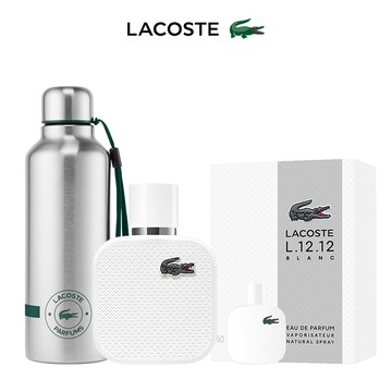 【LACOSTE】經典純白淡香精50ml(贈品牌冷水壺+隨機小香乙瓶)