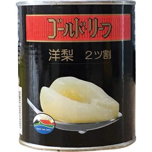 ゴールド・リーフ　洋梨　二つ割　825ｇ×４缶