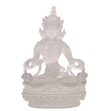 琉璃佛像擺件工藝品 金剛薩埵觀音大士家居辦公室風水裝飾品