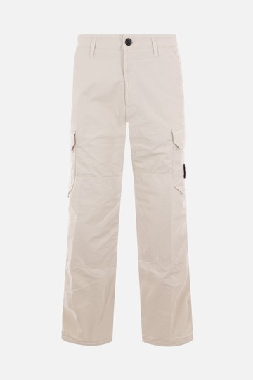 STONE ISLAND stretch cotton cargo pants Man