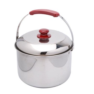 優質不銹鋼美式提鍋湯鍋燉鍋提手鍋兩用粥鍋煲湯鍋多用鍋日韓式鍋