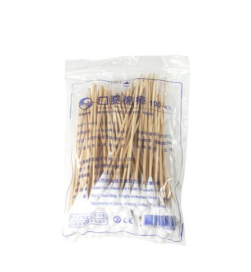 【醫康生活家】鈺喜 6吋口腔棉棒100支/包(未滅菌)