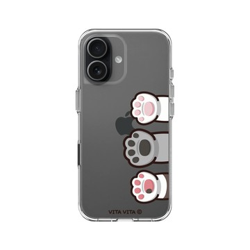 iPhone 17 Clear Case（相機按鈕） 透明 - VITA VITA．塔仔是隻貓 - 贊成先吃飯
