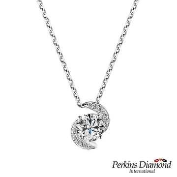 PERKINS 伯金仕 Hug系列 0.20克拉鑽石項鍊