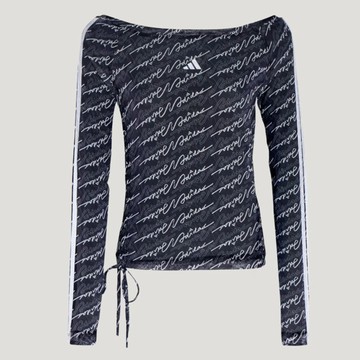 Adidas 愛迪達 Dce Mesh Ls Tee KS5308 女 長袖上衣 休閒長袖 船領 黑