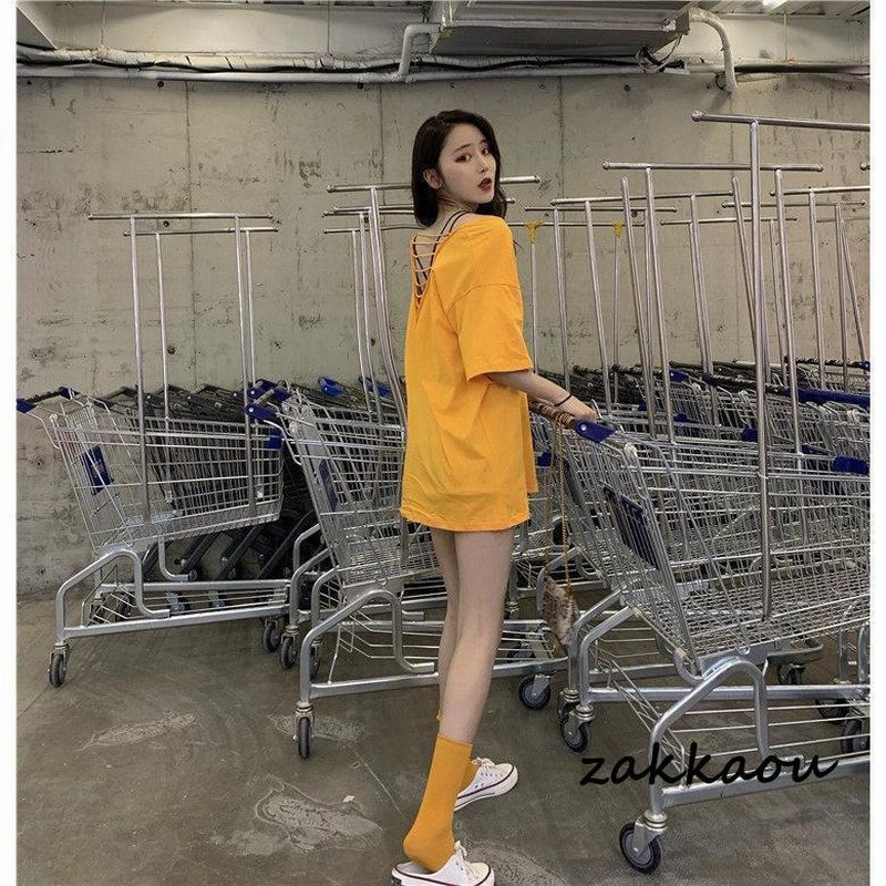 ティーシャツワンピ ビックティーシャツ Tシャツワンピース