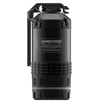 ADAMOUTDOOR 戰術手雷隨身刮鬍刀  黑ADSH-GRE600(BK)  黑色  1個