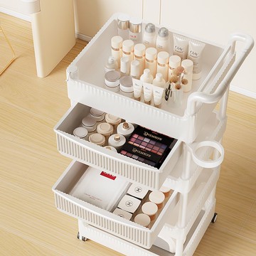 快速出貨 可開發票 美容院專用推車小推車移動手推置物架工具車便攜落地式四輪多層