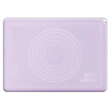 Couselect 北歐風帶刻度矽膠烘焙墊 浪漫紫  1個  60 x 40cm