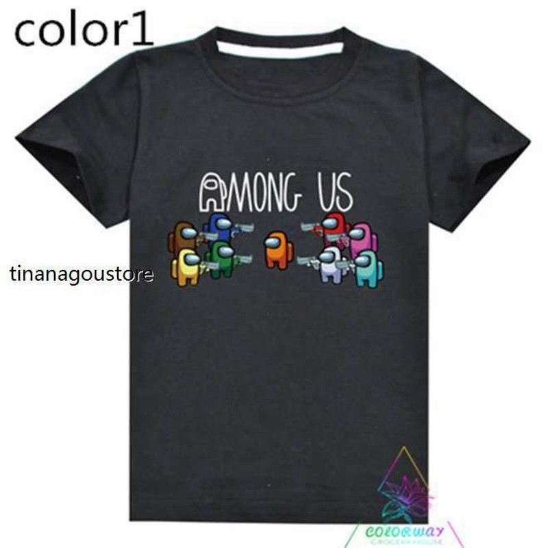 AMONG-US アマングアス グッズ Tシャツトーキ ョーグール 柔らかい 半袖トップス キャ ラクターグッズ 子供服 キッズ 通販  LINEポイント最大GET | LINEショッピング