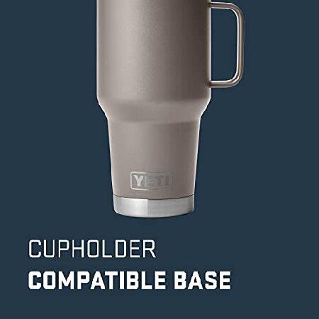 YETI Rambler 30 oz Travel Mug, Stainless Steel, Vacuum Insulated with Stronghold Lid, Sharptail Taupe並行輸入品