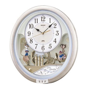 SEIKO Wave Symphony Atomic  Clock Twin Set -am240p 經工-電波校正時鐘