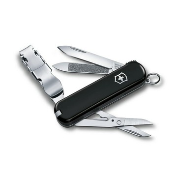 VICTORINOX 瑞士維氏 瑞士刀 Nail Clip 580 65mm 黑 0.6463.3